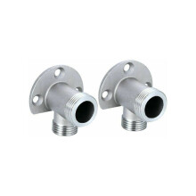Adjustable Base Shower Installation Kit Triangle Accessories For Wall-mounted Shower System, Stainless Steel Construction Ensures Durability, Outdoor