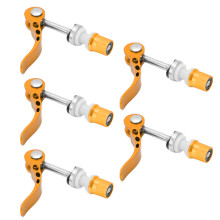 5pcs Aluminum Alloy Quick Release Seatpost Clamps for Bikes Gold