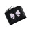 Cute Bows Accent Wallet Practical PU Leather Multiple-Black 1