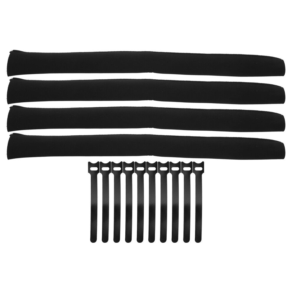 Cable Organizer Sleeve For Flexible Cord Management Zipper Closure Neoprene Cable Hider With Cable Ties Waterproof Dustproof Anti Bite Wire Cover For 9093122879860