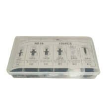 Car Retainer Clips Set, Universal for Cars Push Rivet Kit, Auto Door Trim Panel Clips with Fastener Remover, Easy Storage for Most Normal Vehicles (6