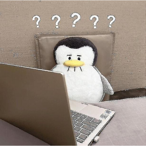 Μίνι μπρελόκ πιγκουίνου σε ρεαλιστικό σχήμα, λούτρινο παιχνίδι με κινούμενα 2
