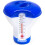 Chlorine Dispenser with Built-In Thermometer, Adjustable Flow Control for Customized Sanitization, Durable Materials for Outdoor Use, Floating Design 1