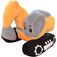 Bréagán Tochaltóra Plush, Sonraí Bróidnithe Sábháilte do Leanaí, Dearadh Tochaltóra Réalaíoch le Scooper, Bréagáin Plush Oideachasúla