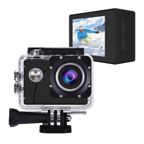 Κάμερα δράσης 4K, Υποβρύχια αδιάβροχη κάμερα UltraHD16MP@30fps με ευρεία γωνία 170, 2