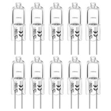 Ampoule halogène G4, économie d'énergie 12 V 10 W avec culot G4 à deux broches, entièrement dimmable et blanc chaud 2700 K pour appliques