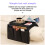 Recliner Couch Armchair Caddy with Adjustable Brackets, Durable Sofa Armrest Organizer for Multi-Purpose Storage Needs 3