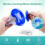 Chlorine Dispenser with Built-In Thermometer, Adjustable Flow Control for Customized Sanitization, Durable Materials for Outdoor Use, Floating Design 3