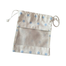 Durchsichtige Make-up-Tasche, Aufbewahrungstasche-Blaue Sterne