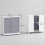 kleankin 60x60cm Under-Sink Storage Cabinet w/ Adjustable Shelf Grey White 3