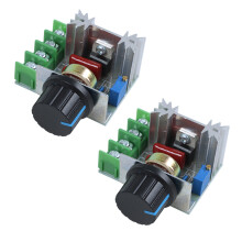 2X regulator of Voltage controller speed dimmer SCR 2000W AC 220V
