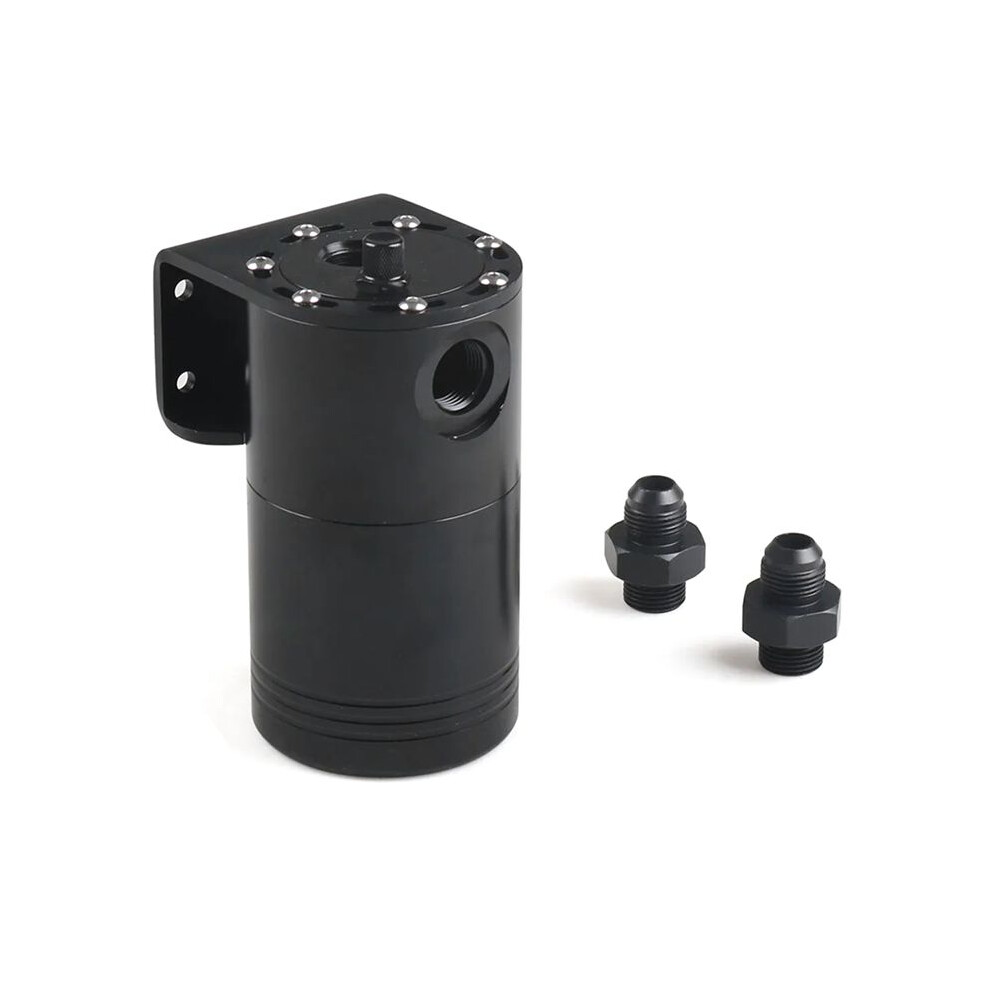 Aluminium Racing Oil Catch Tank/Can Round Can Reservoir Turbo Oil Catch Can / Can Catch Universal With An10 Adapters 6034255995723