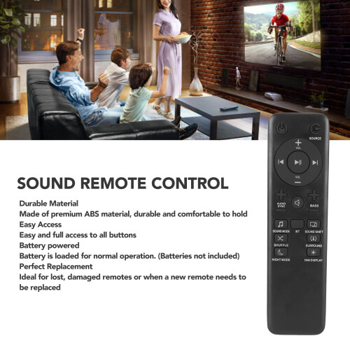 Télécommande durable pour barre de son 5.1, 2.1, 3.1 – Idéale pour remplacer une télécommande perdue 2