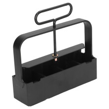 Stainless Steel Soil Blocker Double Row for Seedlings and Greenhouse Black