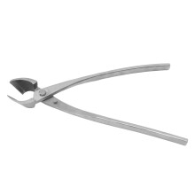 27.5cm Chrome Alloy Concave Cutter for Gardening & Bonsai Silver