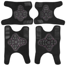 Joelheiras e caneleiras para motociclismo, equipamento de proteção com design respirável para maior segurança, durabilidade e proteção contra