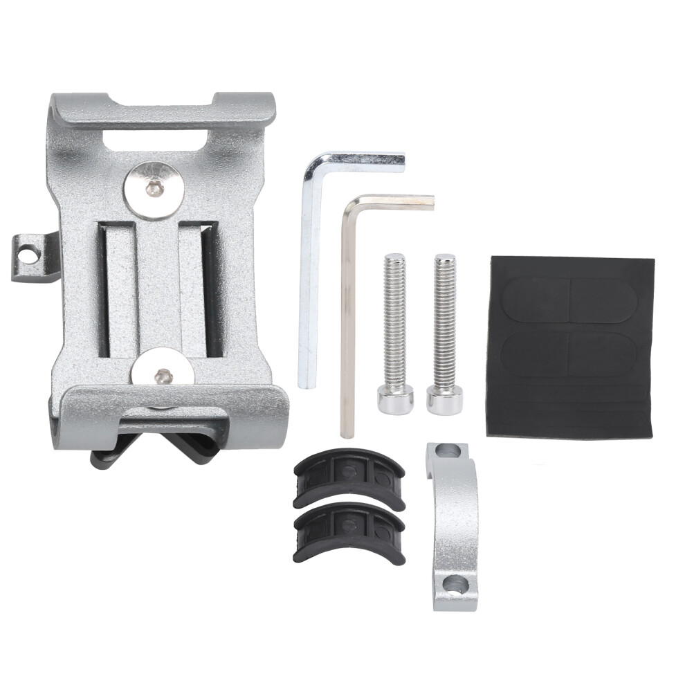 Universal Scope Phone Mount Holder, Adjustable Bike Phone Holder Aluminum Alloy With 360 Rotation And Shock Absorption Pads For Motorcycle Handlebar D 9093122753313