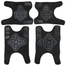 Joelheiras e caneleiras para motociclismo, equipamento de proteção com design respirável para maior segurança, durabilidade e proteção contra