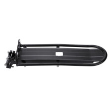 Retractable Bike Rear Rack, Eco-Friendly Solid Aluminum Alloy Construction Ensures Durability And Convenience, Adjustable Shelf For Fit Almost Bikes
