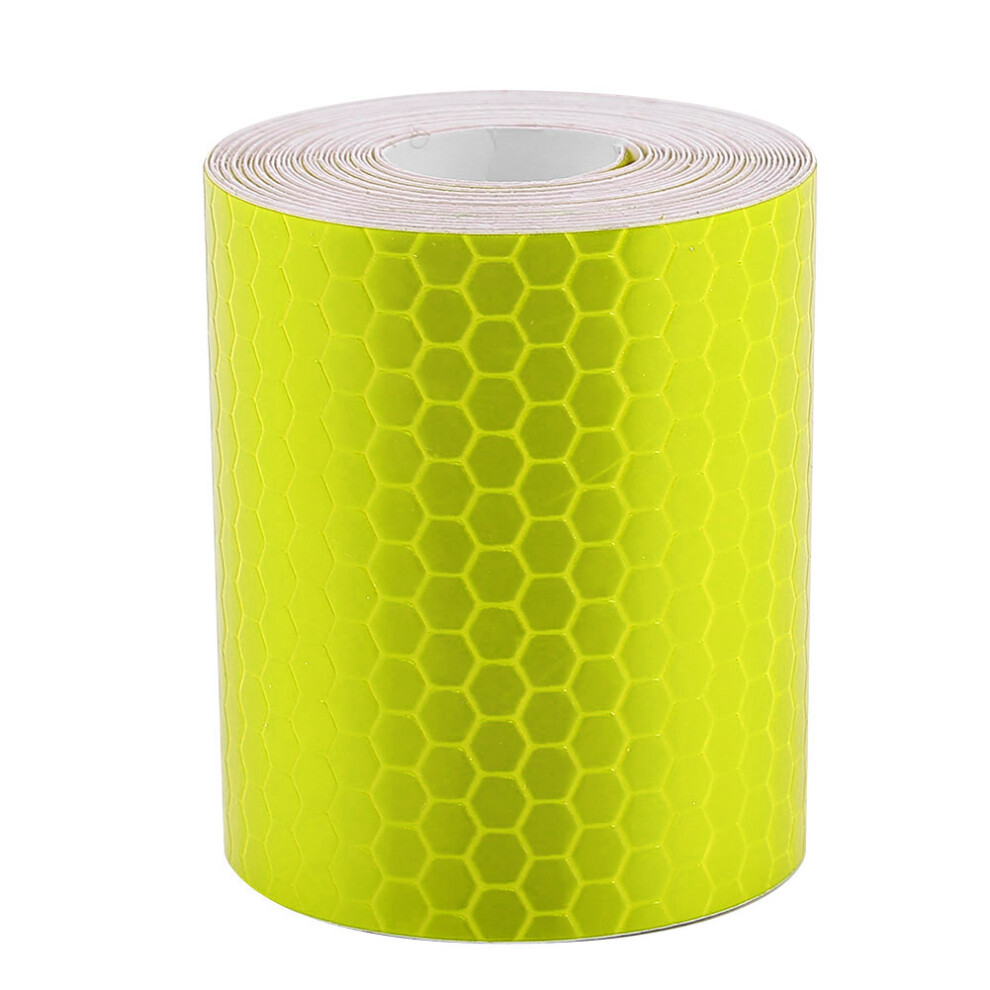 Reflective Tape For Enhanced Safety, Fluorescent Yellow Green Reflective Tape With Dust Resistance For Nighttime Visibility And Wide-Angle Reflection, 9463374053248