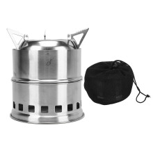 Outdoor Backpacking Stove, Windproof Picnic BBQ Stove, Stainless Steel Camping Stove for Adventurers Seeking Convenience and Reliability