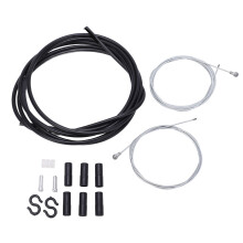 Kit guaina per cavo cambio bicicletta, universale, resistente al calore e alla ruggine, con cavo freno e guaina regolabili per mountain bike e bici