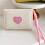 Modern Themed Compact Purse Including Transparent ID-Bee  white 4