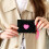 Modern Themed Compact Purse Including Transparent ID-Bee  white 6