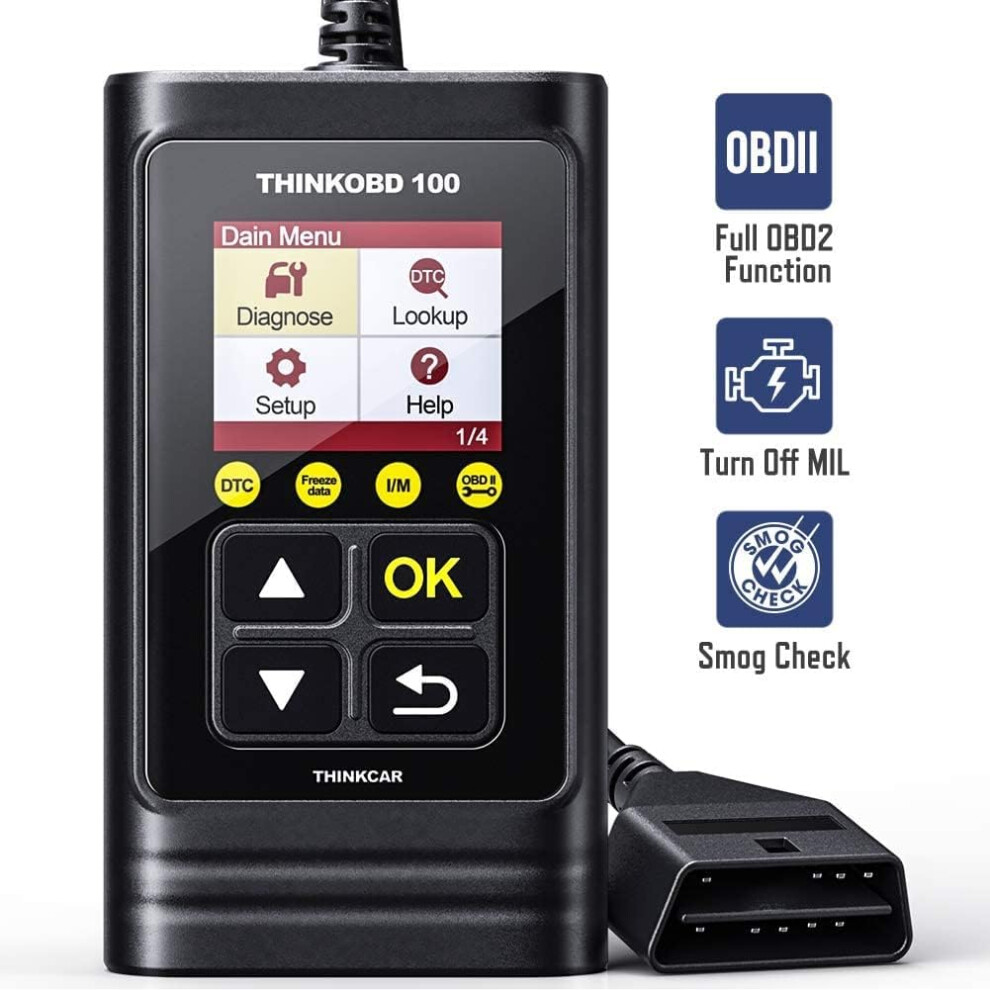 Revolutionary Obd2 Diagnostic Scan Tool, Engine Fault Scanner With Multi-Functions For All Obd Ii Protocol Cars Since 1996, Live Data Reader, Reset 9448196614419