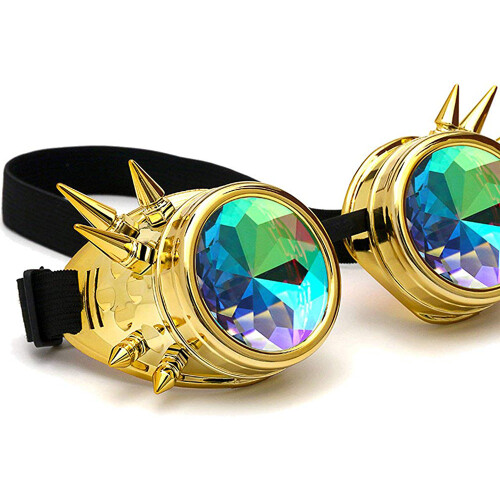 Γυαλιά Steampunk Kaleidoscope για εκδηλώσεις Cosplay, προσαρμόστε την εμφάνισή σας, γυαλιά 2