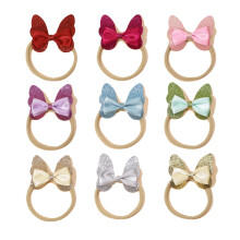 Accessori per la fotografia di neonati, fasce per capelli in nylon per neonati in vari colori, design comodo ed elastico, adatte per feste di