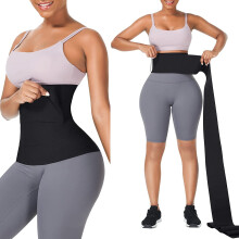 Ceinture post-partum gainante pour femme, gaine amincissante sans coutures pour un soutien dorsal et une correction de la posture, anti-transpirante.