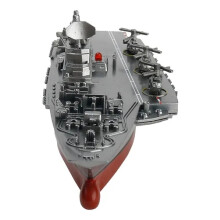 Guerra sull'acqua, nave da guerra militare telecomandata a 2,4 GHz, con ricarica magnetica, per piscine, piccoli stagni, laghi e fiumi