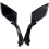 Καθρέφτες μοτοσικλέτας με κυρτούς φακούς από γυαλί, θήκη καθρέφτη ABS με άξονα 4