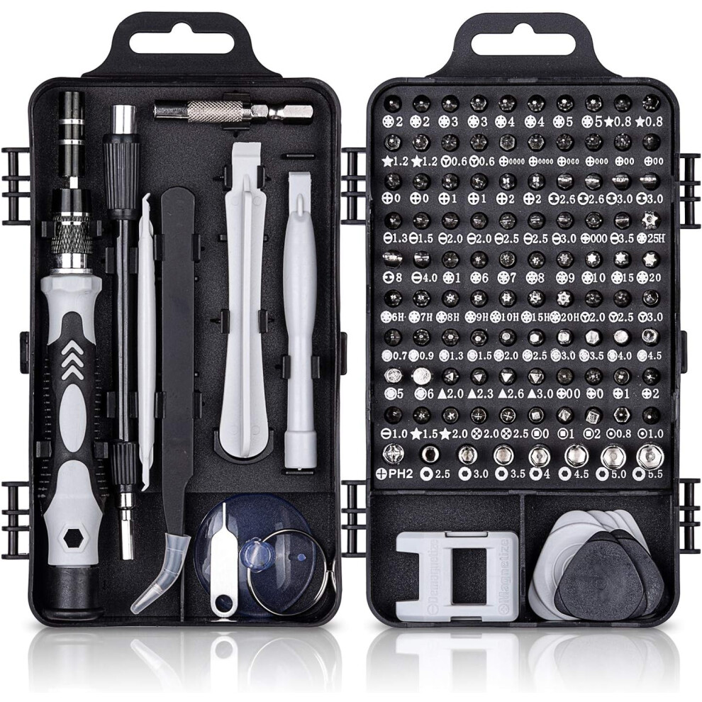Electronics Tool Kit, 115-In-1 Precision Set With High Hardness Crv Bits, Perfect For Professional Repair 9340258600647