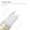 Λαμπτήρας G9LED, 5W αντικαθιστά 40W, λευκό φως ημέρας 6000K, χωρίς τρεμόπαιγμα, 7