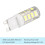 Λαμπτήρας G9LED, 5W αντικαθιστά 40W, λευκό φως ημέρας 6000K, χωρίς τρεμόπαιγμα, 6