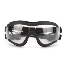 Óculos de proteção impermeáveis para cães, com proteção ocular e alça ajustável para cães de porte médio e grande. Lentes resistentes a