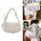 Sweet Ink Dye Ruched Shoulder Bag with Adjustable Strap-2 2