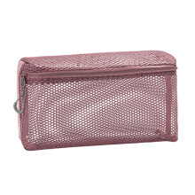Doorzichtige make-uptas Mesh make-uptas-Roze Middelgrote maat