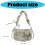Sweet Ink Dye Ruched Shoulder Bag with Adjustable Strap-2 3