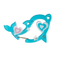 Stylish Colorful Acrylic Carabiner Keychain For-dolphin