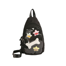 Itabagbag Sac à dos à bandoulière convertible-Paquet noir