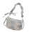 Sweet Ink Dye Ruched Shoulder Bag with Adjustable Strap-2 1