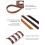 Faux Leather Strips Leather Straps  Leather Fabric Strips-Brown 5