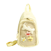 Itabag – sac de poitrine Convertible Transparent,-Big bag jaune