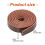 Faux Leather Strips Leather Straps  Leather Fabric-Coffee color 3