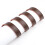 Faux Leather Strips Leather Straps  Leather Fabric Strips-Brown 6