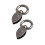 2Pcs Open Spring Clasp Practical Bag Hardware-Gun color 1