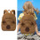 Capybara Schultasche, geräumiger Plüsch-Rucksack für Kinder-2 4